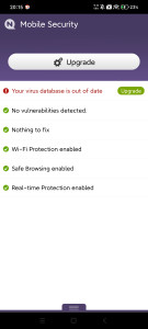 اسکرین شات 1 برنامه Mobile Security & Antivirus