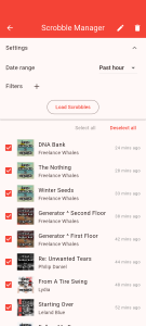 اسکرین شات 5 برنامه Finale for Last.fm