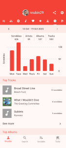 اسکرین شات 3 برنامه Finale for Last.fm