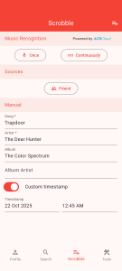 اسکرین شات 2 برنامه Finale for Last.fm