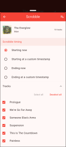 اسکرین شات 8 برنامه Finale for Last.fm