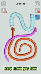 اسکرین شات 2 بازی Tangled Snakes