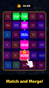اسکرین شات 7 بازی 2248 Numbers Merge: Two Square