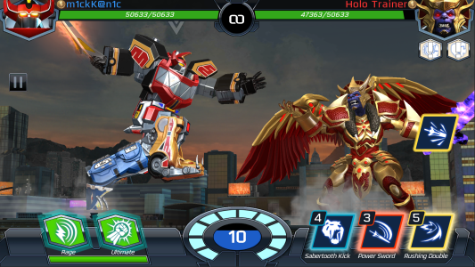 اسکرین شات 6 بازی Power Rangers: Legacy Wars