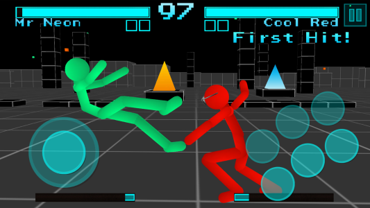 اسکرین شات 1 بازی Stickman Fighting Neon Warrior