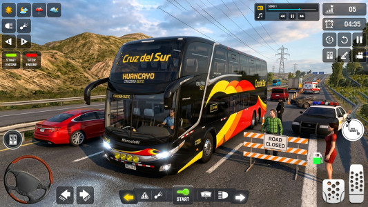 اسکرین شات 1 بازی Bus Driving Passenger Bus Game