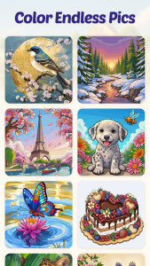 اسکرین شات 7 بازی Color Aura: Paint by number