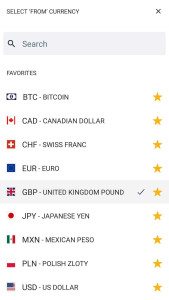 اسکرین شات 1 برنامه Currency Converter