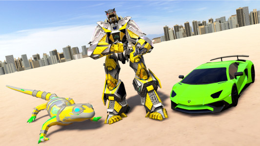 اسکرین شات 2 بازی Robot Car Permainan Robot Game