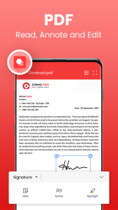 اسکرین شات 4 برنامه Word Document: DOCX, PDF, XLSX