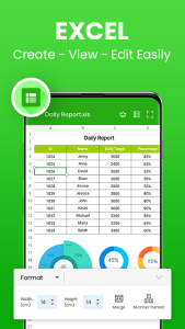 اسکرین شات 3 برنامه Word Document: DOCX, PDF, XLSX