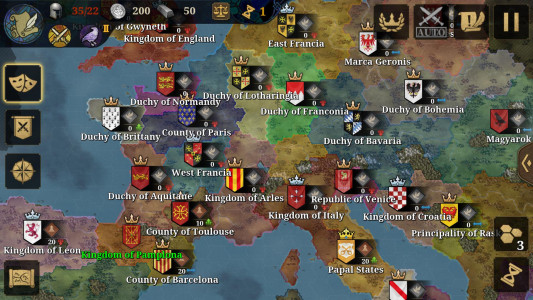 اسکرین شات 1 بازی European War 7: Medieval