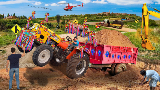 اسکرین شات 1 بازی Farming Game : Tractor Trolley