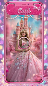 اسکرین شات 6 برنامه Cute wallpapers for Girls