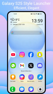 اسکرین شات 1 برنامه One S25 Launcher - S25 One Ui