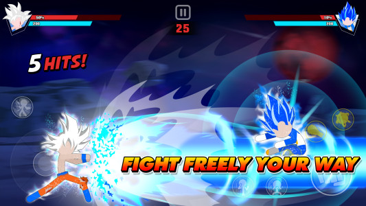 اسکرین شات 1 بازی Stickman Battle Fight