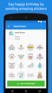 اسکرین شات 6 برنامه Birthday Stickers - WASticker