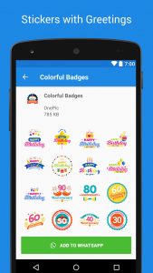 اسکرین شات 7 برنامه Birthday Stickers - WASticker