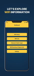 اسکرین شات 1 برنامه WiFi Meter Signal Strength