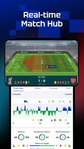اسکرین شات 1 برنامه AiScore - Live Sports Scores
