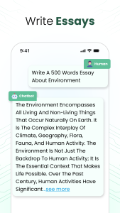اسکرین شات 3 برنامه Ai Chatbot - Talk to Ai Bot