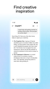 اسکرین شات 7 برنامه ChatGPT