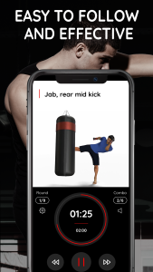 اسکرین شات 5 برنامه Boxing Training & Workout App