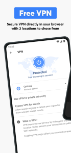 اسکرین شات 2 برنامه Opera Browser: Fast & Private