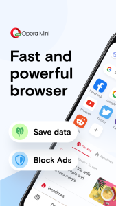 اسکرین شات 1 برنامه Opera Mini browser beta