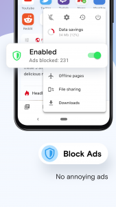 اسکرین شات 3 برنامه اپرا مینی (opera mini)