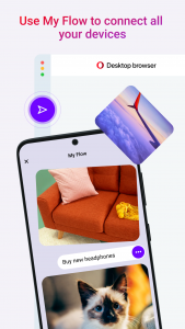 اسکرین شات 8 برنامه Opera Touch