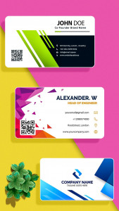اسکرین شات 4 برنامه Business Card Maker
