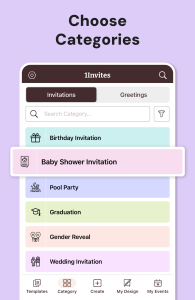 اسکرین شات 4 برنامه Invitation Maker & RSVP Cards