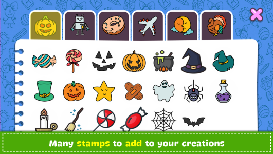 اسکرین شات 3 بازی Halloween - Coloring & Games