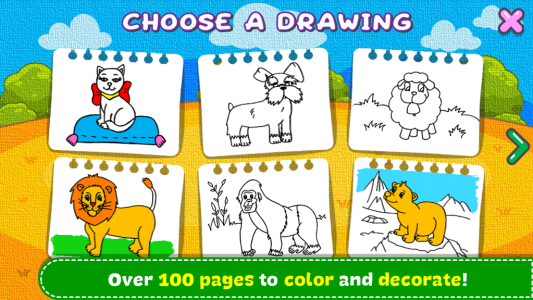اسکرین شات 2 بازی Coloring & Learn Animals