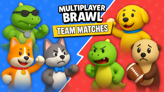 اسکرین شات 3 بازی Party Paws: Animal Fight