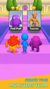 اسکرین شات 1 بازی Monster Draft : Merge Runner