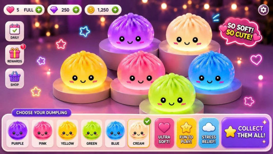 اسکرین شات 7 بازی Dumpling squishy