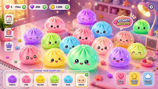 اسکرین شات 8 بازی Dumpling squishy