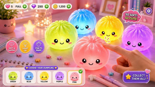 اسکرین شات 3 بازی Dumpling squishy