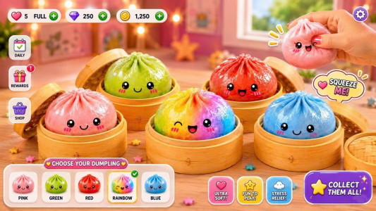 اسکرین شات 5 بازی Dumpling squishy