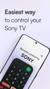 اسکرین شات 1 برنامه TV Remote control for Sony TV