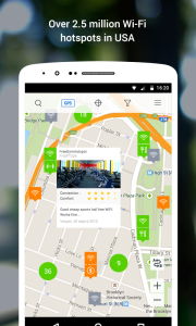 اسکرین شات 3 برنامه WiFi: passwords, hotspots