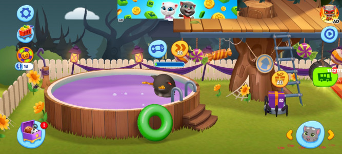 اسکرین شات 3 بازی ‏دوستان تام سخنگو | نسخه مود شده