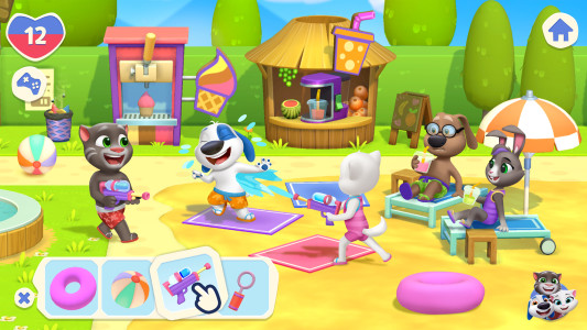 اسکرین شات 1 بازی My Talking Tom Friends 2