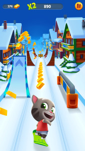 اسکرین شات 1 بازی Talking Tom Gold Run