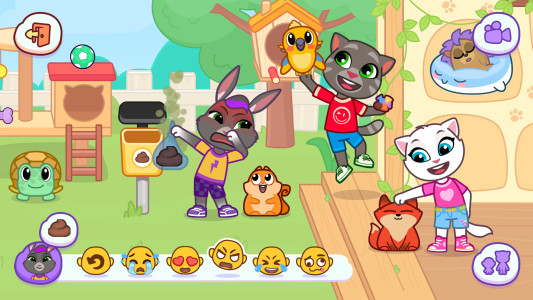 اسکرین شات 2 برنامه Talking Tom & Friends: World