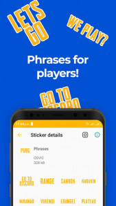 اسکرین شات 3 برنامه Stickers for WhatsApp (PUBG Fan App) 2020 ✅