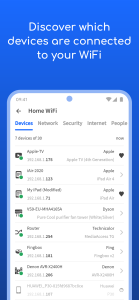 اسکرین شات 1 برنامه Fing - Network Tools