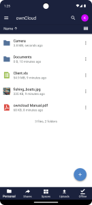 اسکرین شات 2 برنامه ownCloud